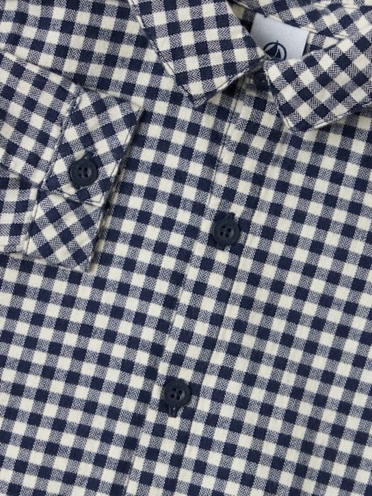 Petit Bateau - Cropped shirt with classic collar