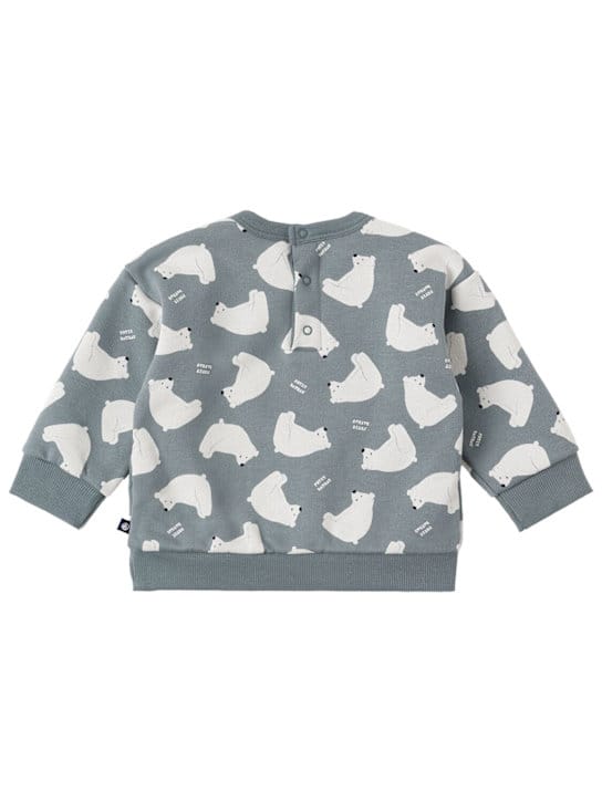 Petit Bateau: Printed cotton crewneck sweatshirt