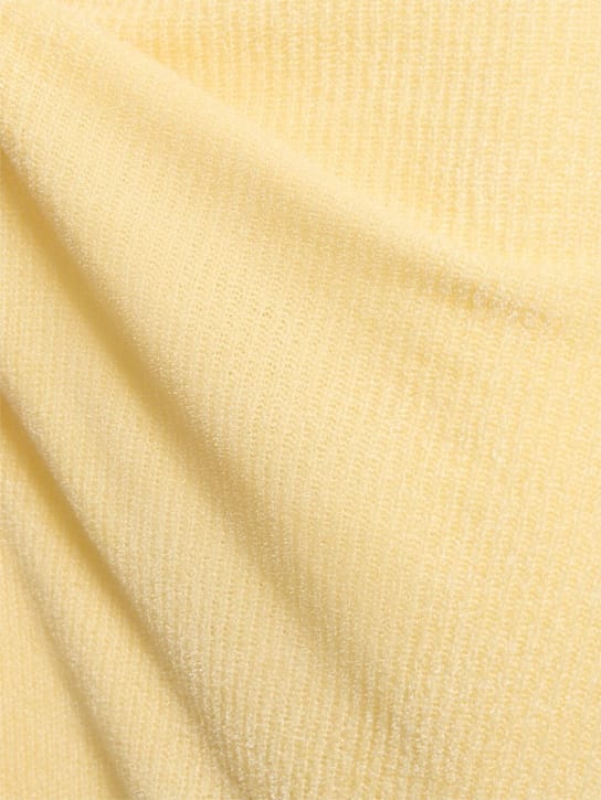 Aya Muse: Vestido largo de punto con abertura