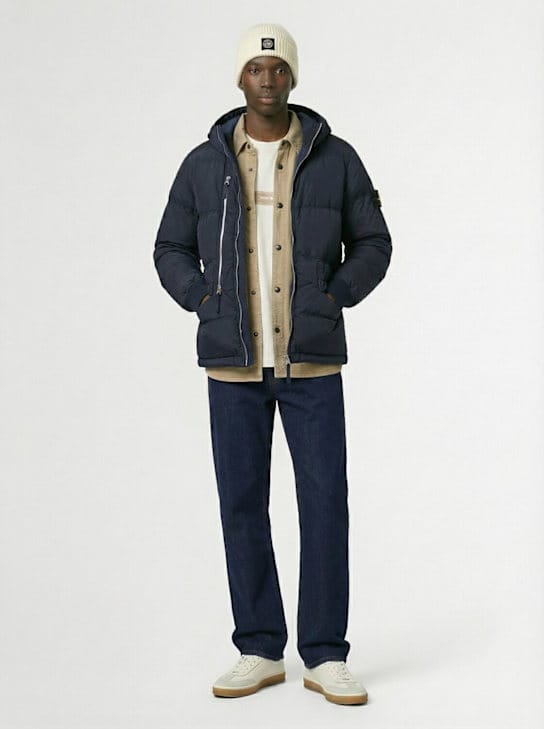 Stone Island - 高腰直筒牛仔裤