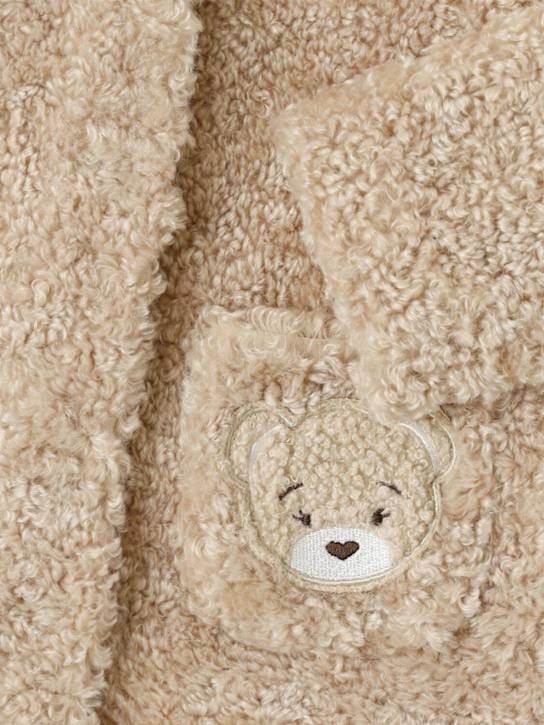 Monnalisa - 聚酯毛绒大衣