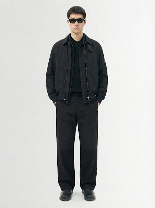 MASSIMO OSTI STUDIO - 侧开口宽腿裤