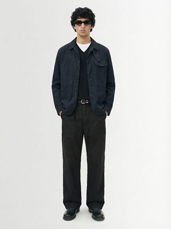 MASSIMO OSTI STUDIO - Work jacket with collar