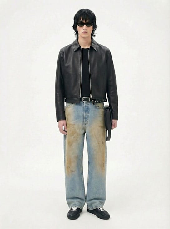 Acne Studios - 短款夹克，带腰带