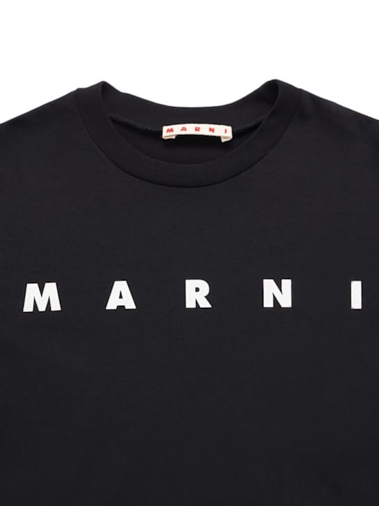 Marni Junior - 棉质平纹T恤，带印花