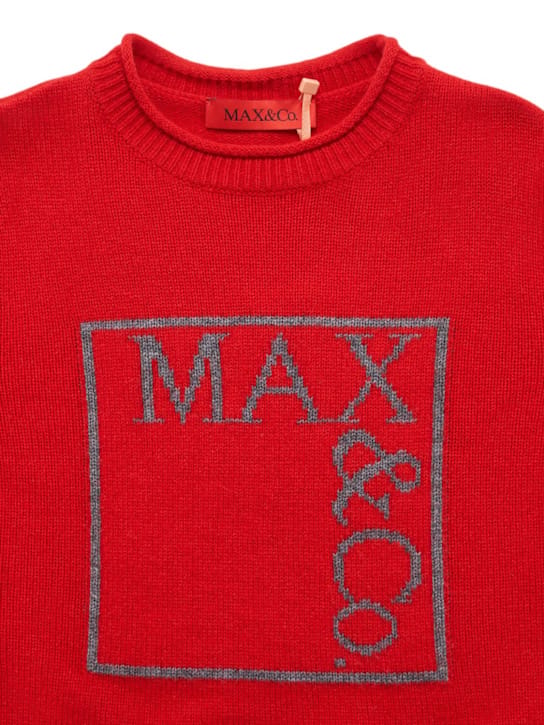 MAX&CO - 羊毛混纺针织毛衣