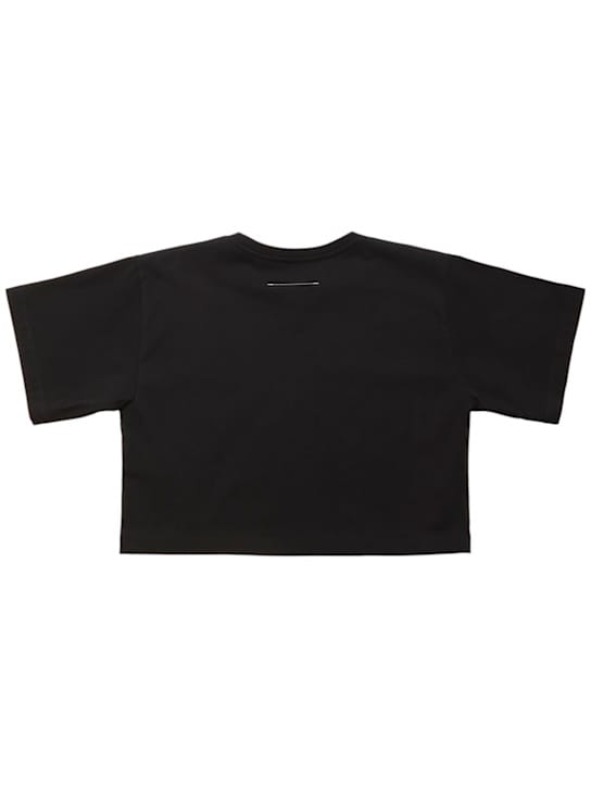 MM6 Maison Margiela: 短款棉质T恤
