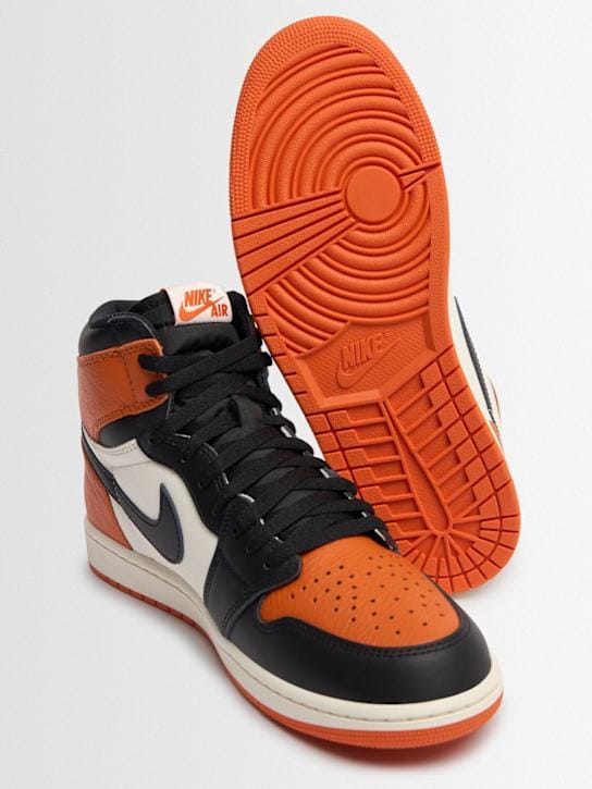 Jordan: High-top sneakers with contrasting inserts