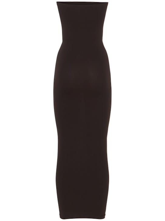 Wolford: Trägerloses Midi-Kleid aus Stretch-Jersey