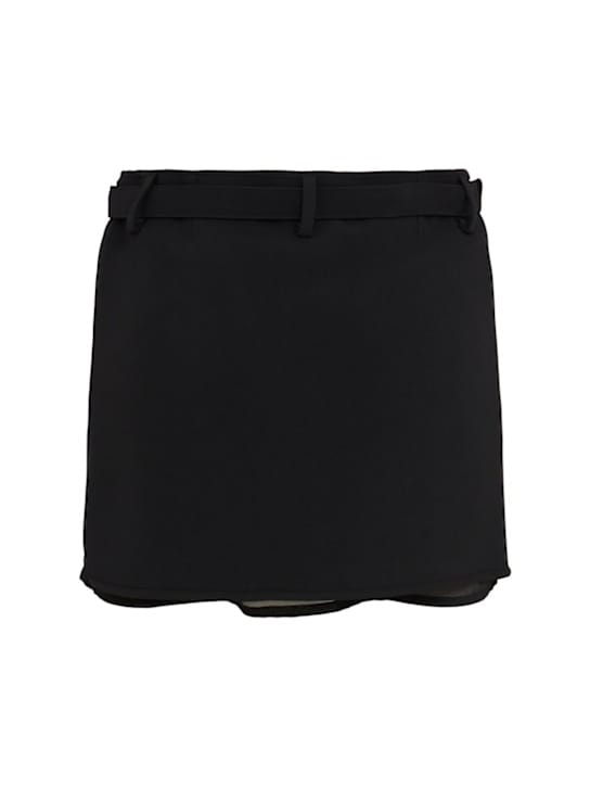 The Attico: Wallet skirt with belt