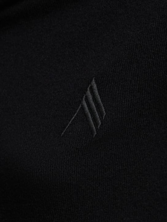 The Attico: Virgin wool and cashmere mini dress