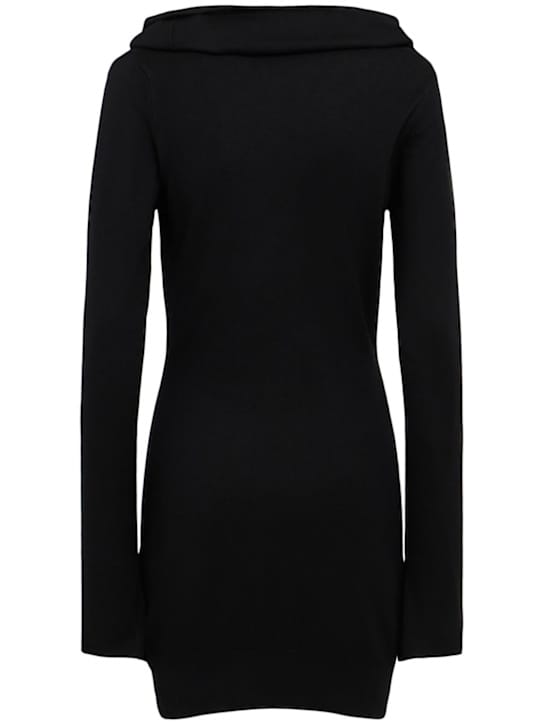 The Attico: Virgin wool and cashmere mini dress