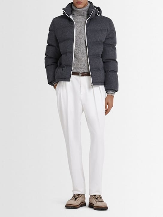 Brunello Cucinelli - 带帽短款羽绒服