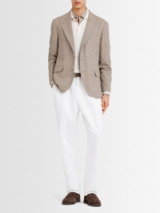 Brunello Cucinelli: 短款双排扣夹克