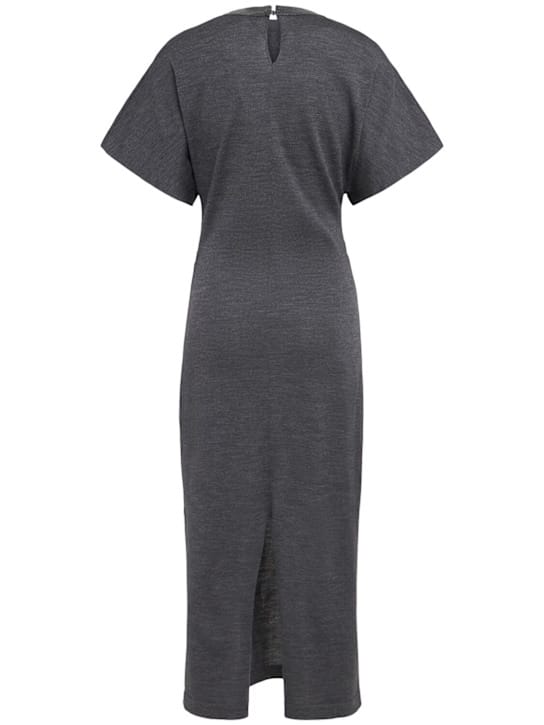 Brunello Cucinelli: Virgin wool midi dress