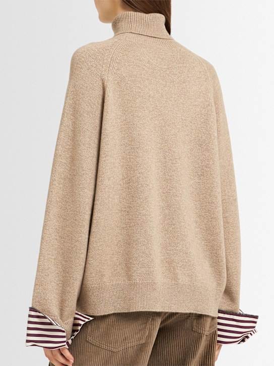 Brunello Cucinelli: 泡袖高领毛衣