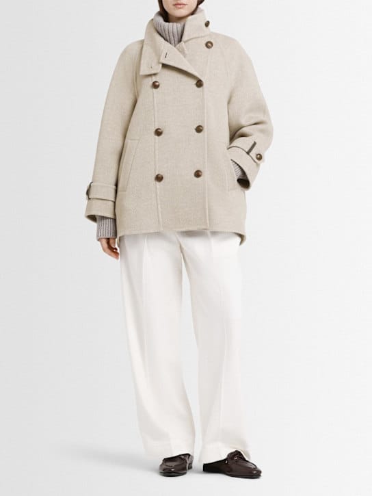 Brunello Cucinelli - 双排扣高领外套