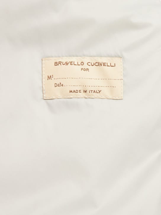 Brunello Cucinelli: Short down jacket with collar