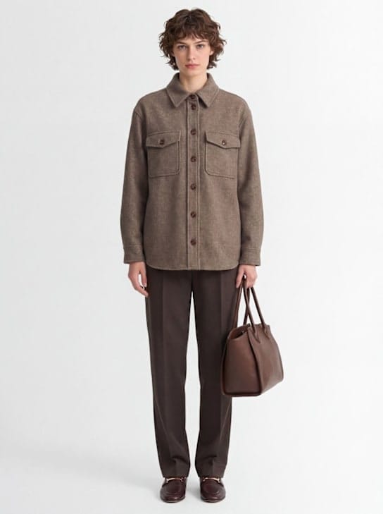 Brunello Cucinelli - 带褶 tapered 裤
