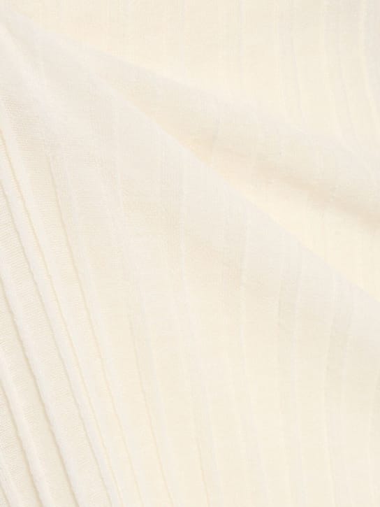 Loulou De Saison: Abito lungo in cotone con spacco