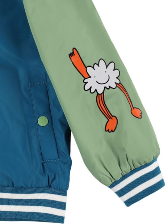 Stella McCartney Kids: 带补丁的尼龙夹克