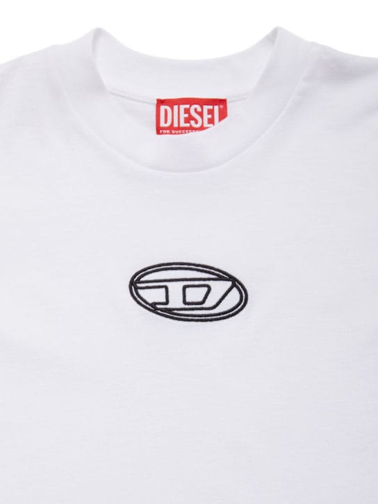Diesel Kids - 短款棉质T恤