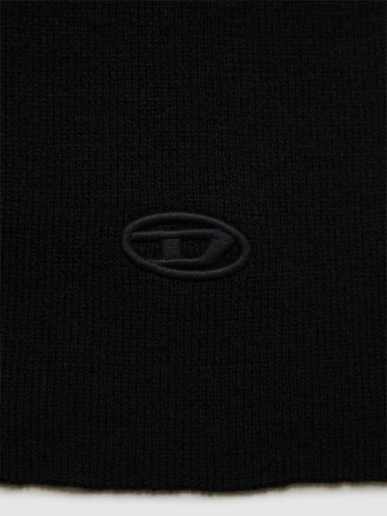 Diesel Kids: 羊毛混纺针织围巾