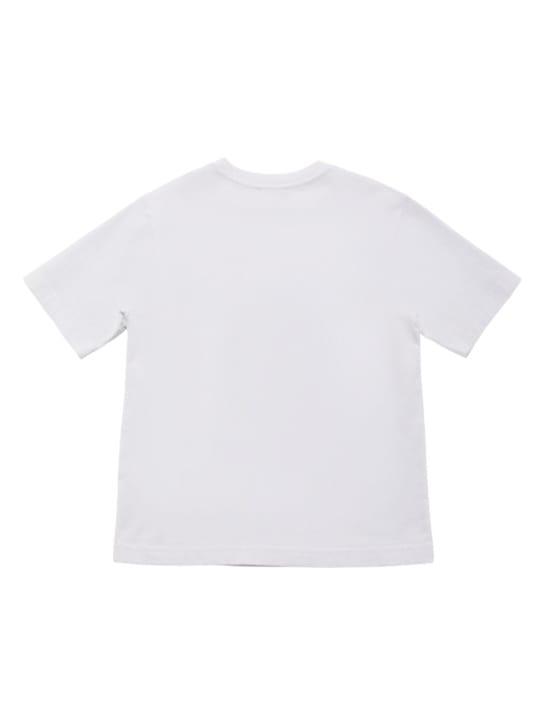 Diesel Kids: 带 logo 的棉质 T 恤