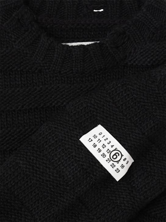 MM6 Maison Margiela - 毛纺混纺针织毛衣