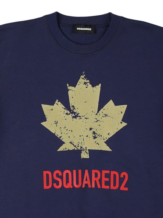 Dsquared2 - 印花棉质圆领卫衣