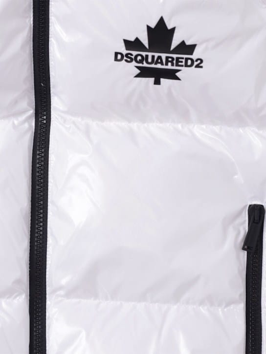 Dsquared2 - 带帽尼龙羽绒背心