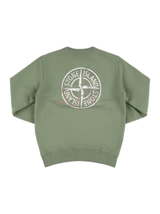 Stone Island Junior: 有机棉卫衣