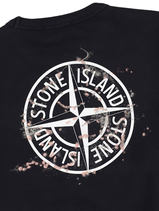 Stone Island Junior - 有机棉卫衣
