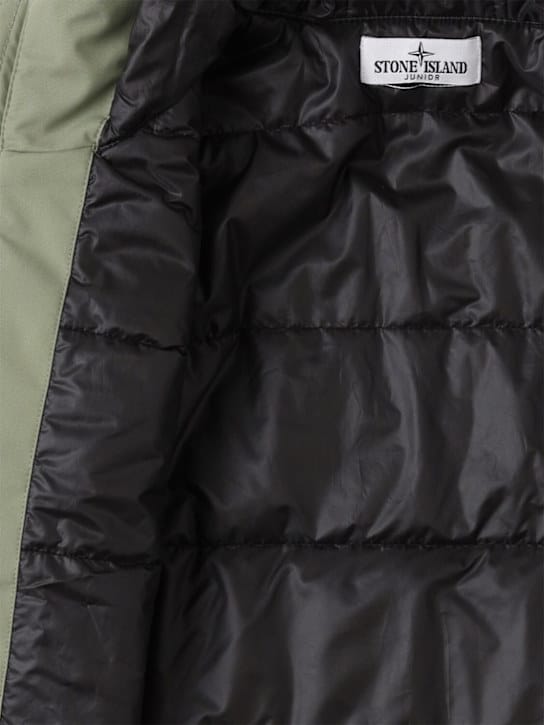 Stone Island Junior: 带帽聚酯软壳夹克