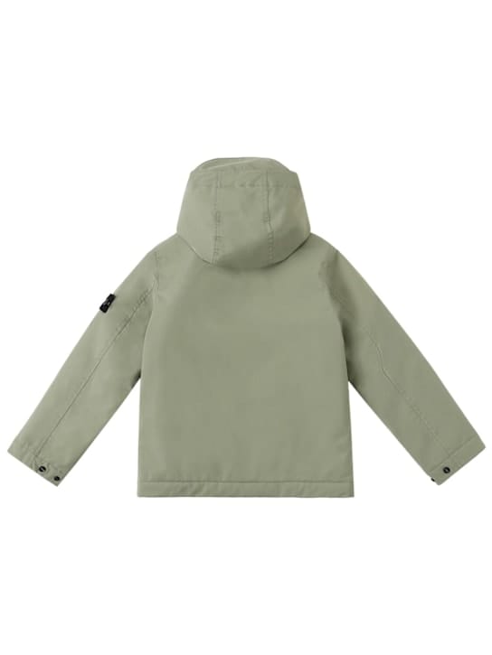 Stone Island Junior: 带帽聚酯软壳夹克