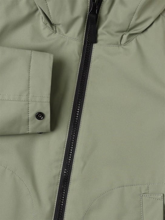 Stone Island Junior - 带帽聚酯软壳夹克