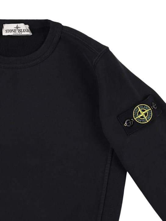 Stone Island Junior - 有机棉卫衣