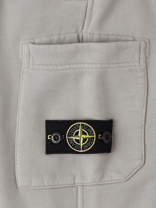 Stone Island Junior - 有机棉运动裤