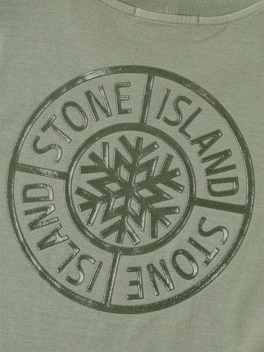 Stone Island Junior - 印花棉质T恤