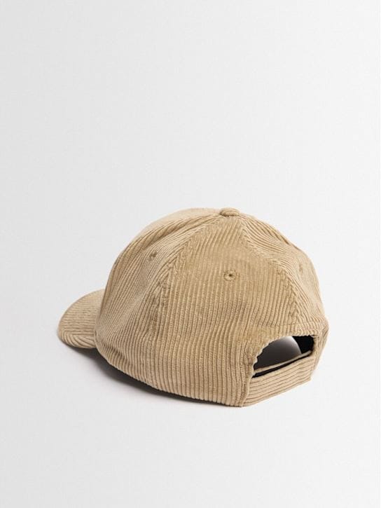 Stone Island Junior: 棉质灯芯绒棒球帽