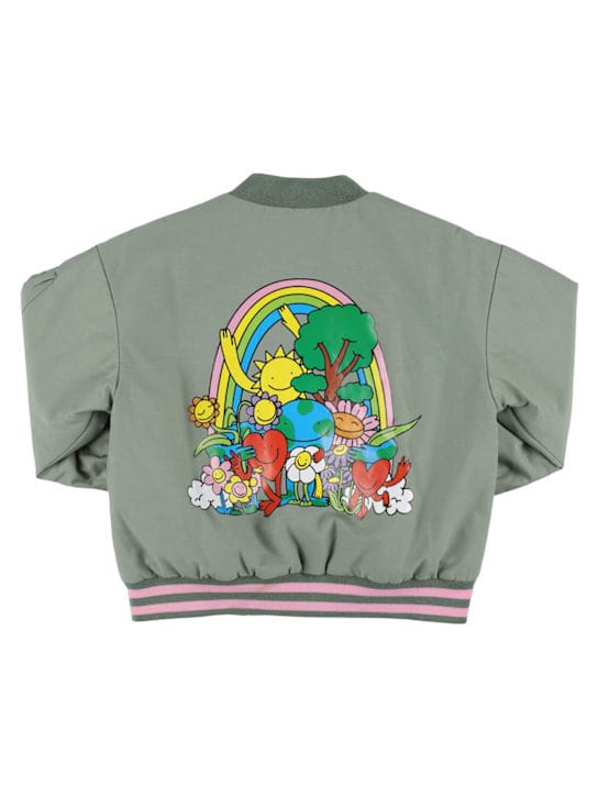 Stella McCartney Kids - 棉混纺飞行员夹克