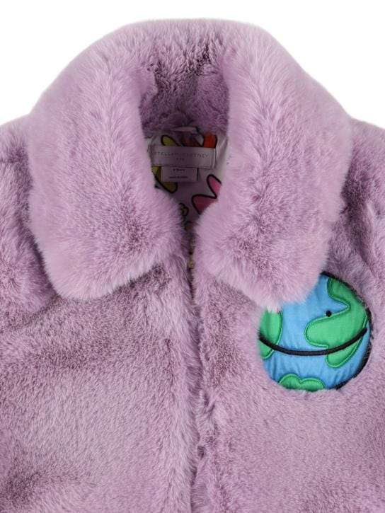 Stella McCartney Kids: 毛绒飞行员夹克