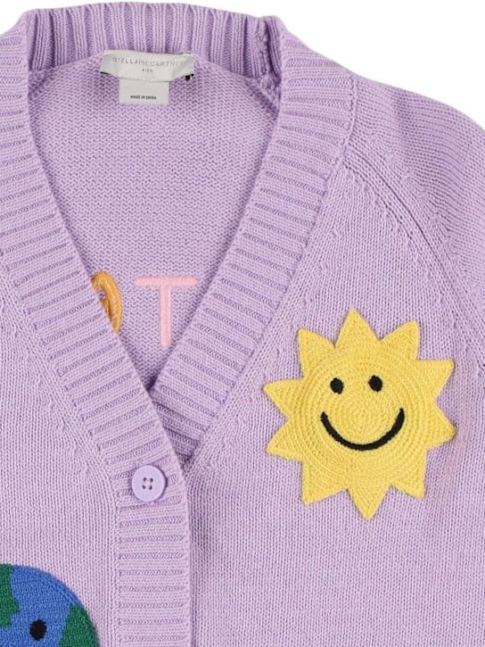 Stella McCartney Kids: 棉羊毛针织开衫