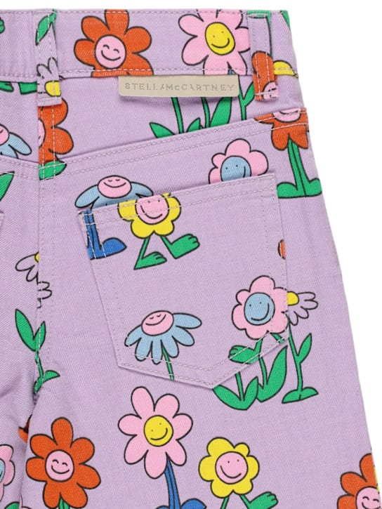 Stella McCartney Kids - 印花棉府绸裤