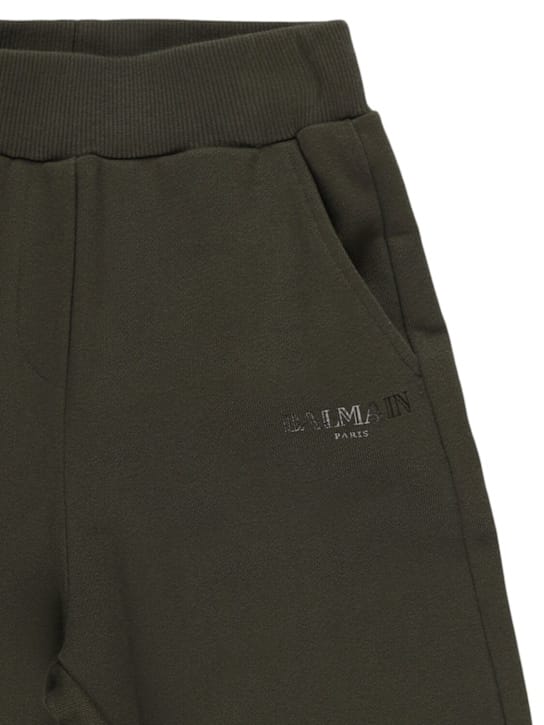 Balmain: 棉质运动裤