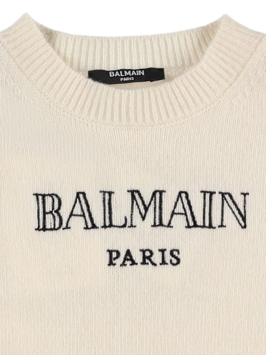 Balmain - 羊毛混纺针织毛衣