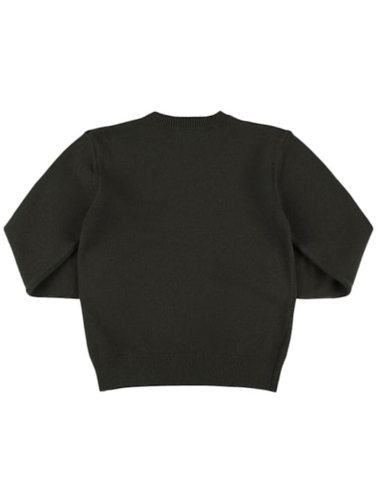 Balmain: Pullover aus Wollmischung mit Logo