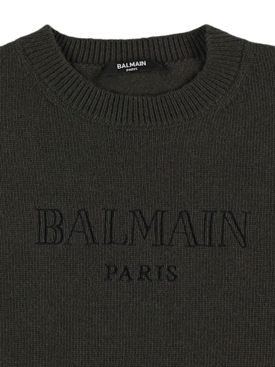 Balmain - 羊毛混纺针织毛衣
