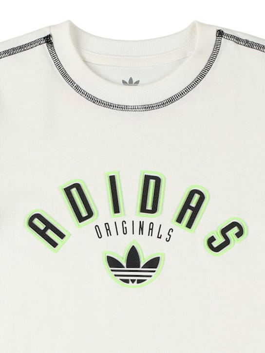 adidas Originals - 棉混纺logo T恤