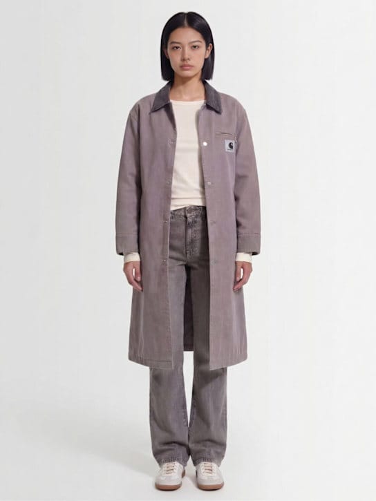 Carhartt WIP - 带有罗纹领的工作夹克